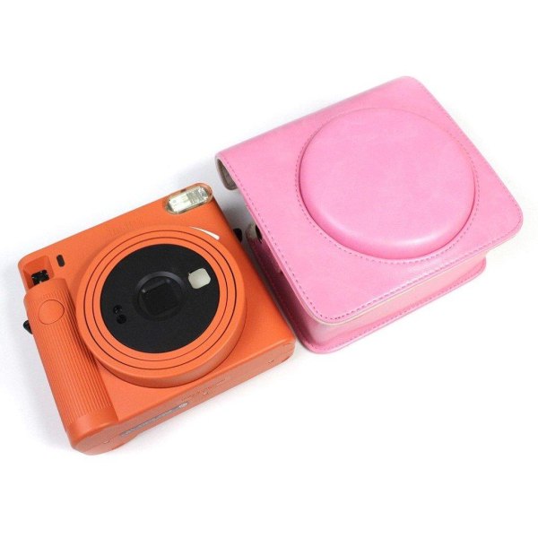 Fujifilm Instax Square SQ1 leather case - Pink Rosa