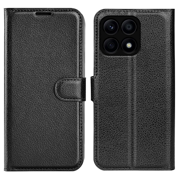 Klassisk Honor X8a Flip Etui - Sort Black