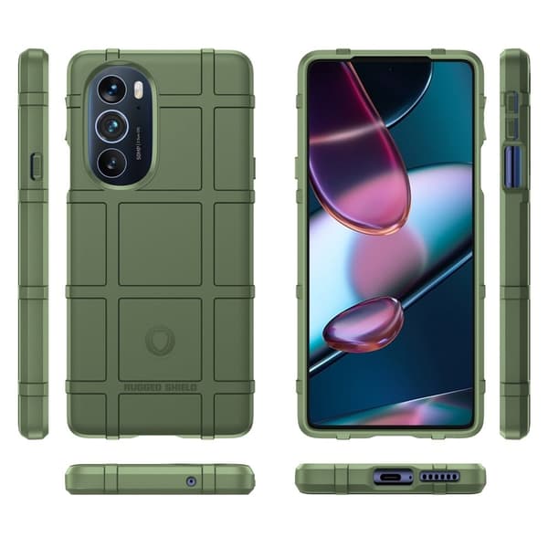 Rugged Shield Etui Motorola Edge X30 - Grønn Green