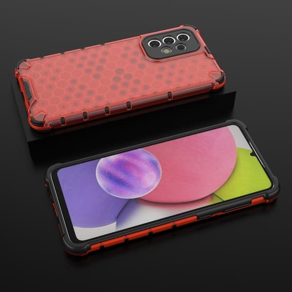 Bofink Honeycomb Samsung Galaxy A33 5G Suojakotelo - Punainen Red