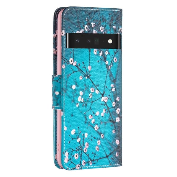 Wonderland Google Pixel 7 Pro flip-etui - Vintersøt Blue
