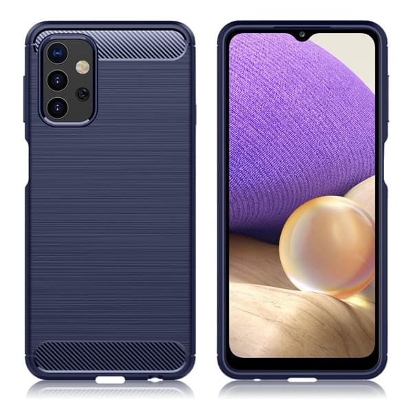 Carbon Flex Samsung Galaxy A32 5G kotelot - Sininen Blue