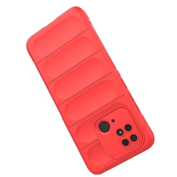 Blødt grebsformet cover til Xiaomi Redmi 10C - Rød Red