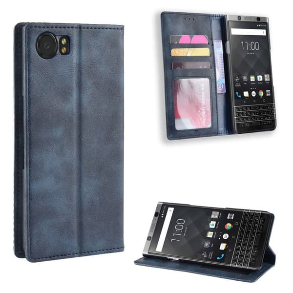 Bofink Vintage Blackberry Keyone læretui - Blå Blue