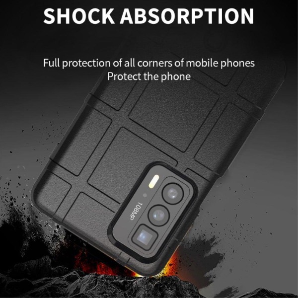 Rugged Shield Suojakotelo Motorola Edge 20 Fusion / Edge 20 - Vihreä Green