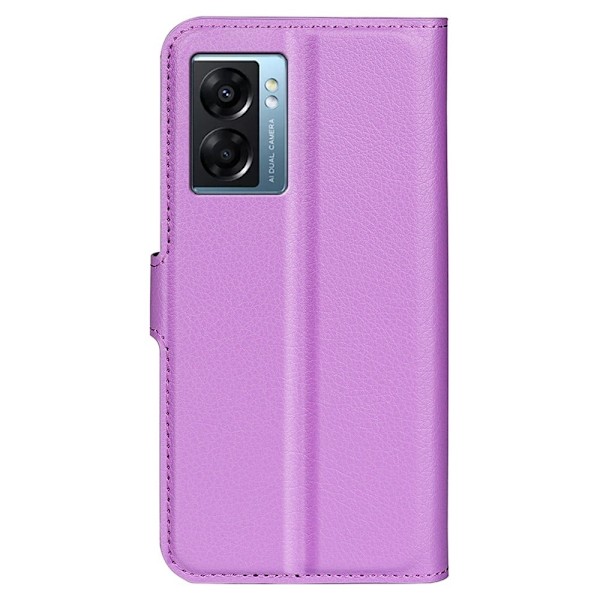 Classic Oppo A57 (2022) flip kuoret - Violetti Purple