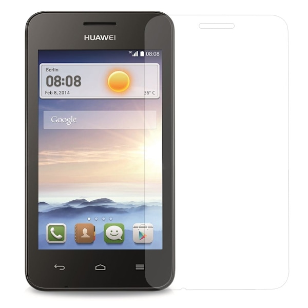 Härdat glas skärmskydd för Huawei Ascend Y330 Arc Edge Transparent