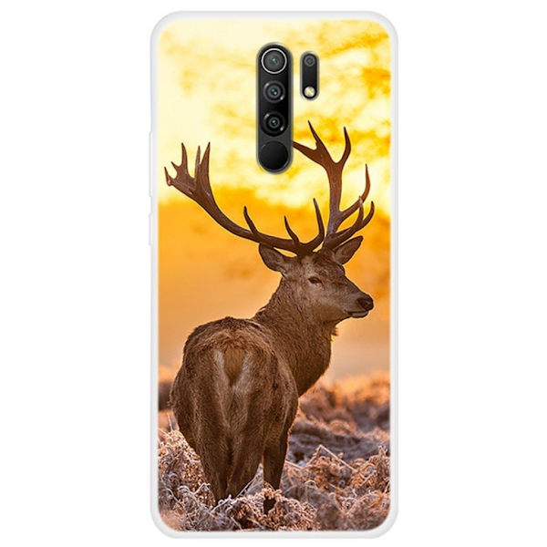 Deco Xiaomi Redmi 9 Etui - Deer Brown