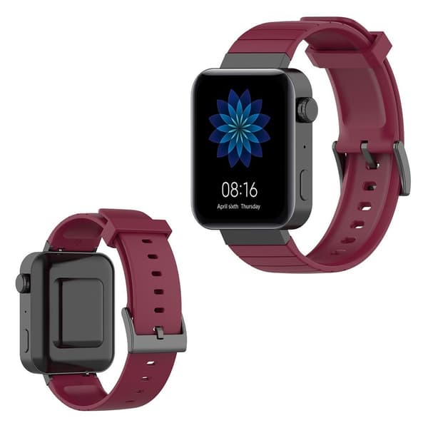Xiaomi Mi Watch cool silikone Urrem - Vinrød Red