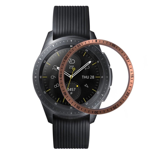 Samsung Galaxy Watch (42mm) stainless steel bezel - Gold Guld