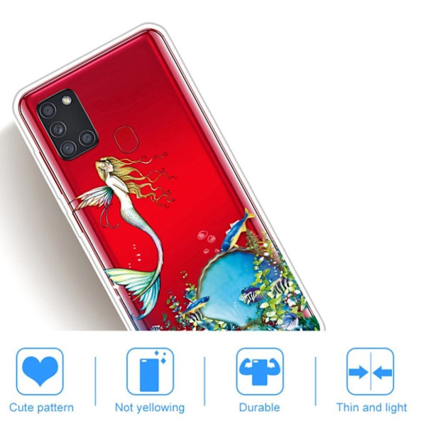 Deco Samsung Galaxy A21s kotelot - Merenneito Multicolor