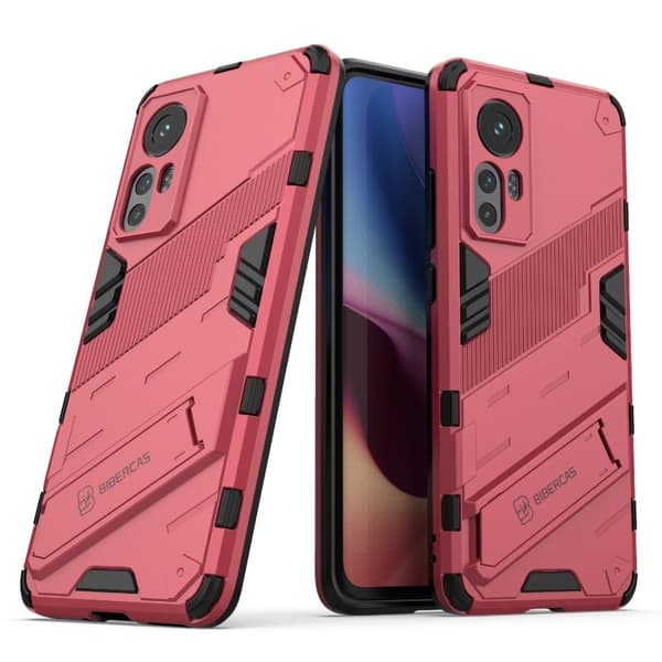 Stöttåligt Xiaomi 12 / Xiaomi 12X hybridskal - Rosa Rosa