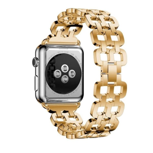 Apple Watch 42mm 8 shaped stainless watch band - Gold Gold