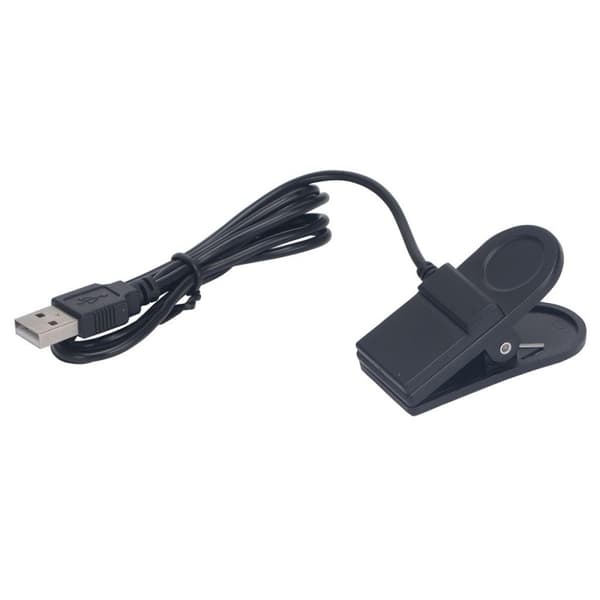 Garmin Forerunner Opladningsklemme med USB kabel Black