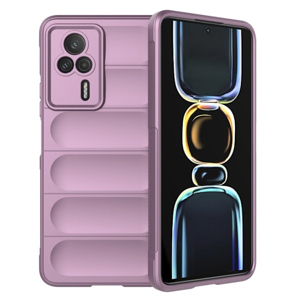 Mjukt greppformat Xiaomi Redmi K60E skal - Lila Lila