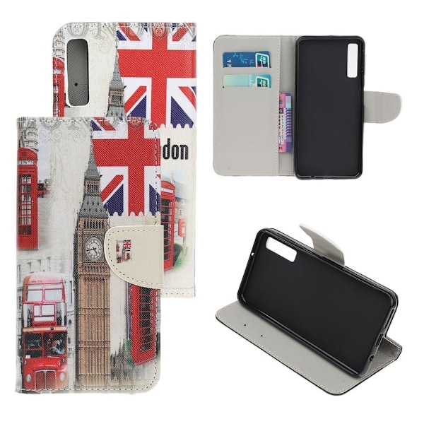 Wonderland Samsung Galaxy A70 etui - Big Ben Multicolor