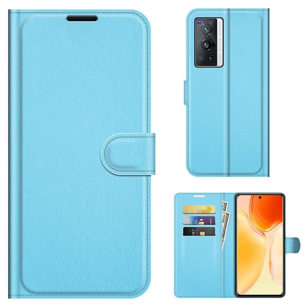 Classic Vivo X70 Pro Läppäkotelo - Sininen Blue