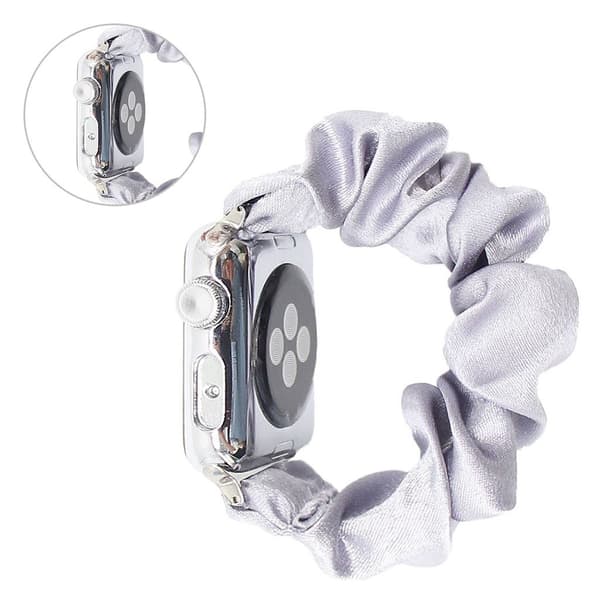 Apple Watch Series 6 / 5 44mm pulserende hårbånd stil klokkebånd - Sølv Silver grey