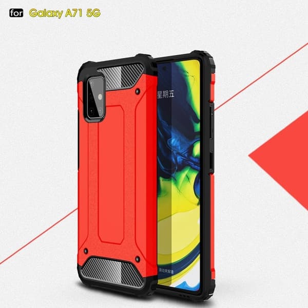 Armor Guard deksel - Samsung Galaxy A71 5G - Rød Red