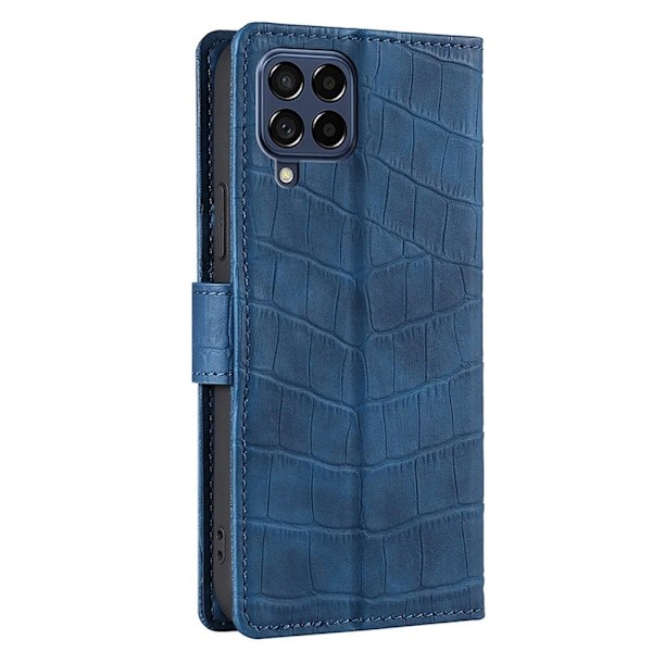 Croco Samsung Galaxy M53 5G cover - Blå Blue