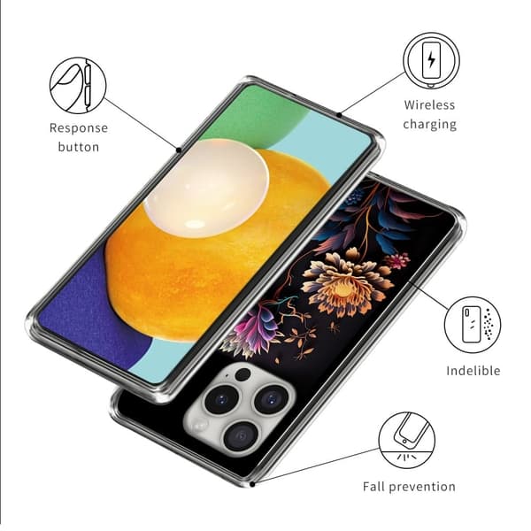 Vibe iPhone 16 Pro deksel - Blomst Multicolor