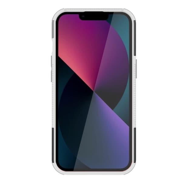 Kickstand-deksel med magnetisk ark for iPhone 13 Mini - Hvit White
