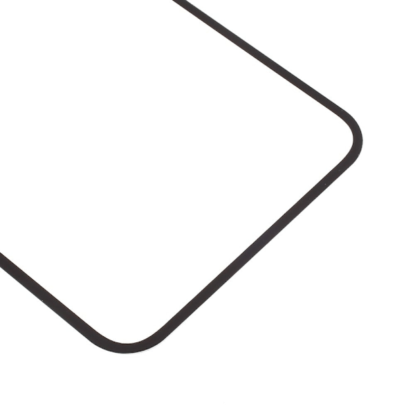 iPhone X Extra glas med färgad kant - Svart Svart