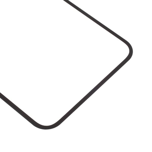 iPhone X Silk Print Complete Herdet Glass Skjermbeskytter - Svart Black