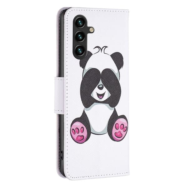 Wonderland Samsung Galaxy A14 Flip Etui - Panda White