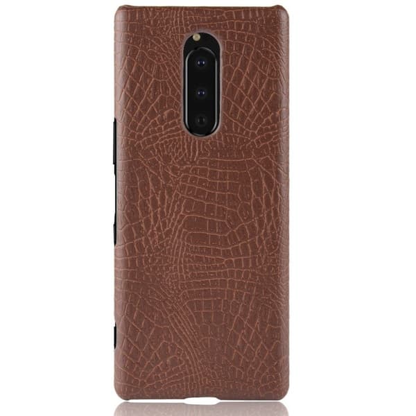 Croco Sony Xperia XZ4 skal - Brun Brun