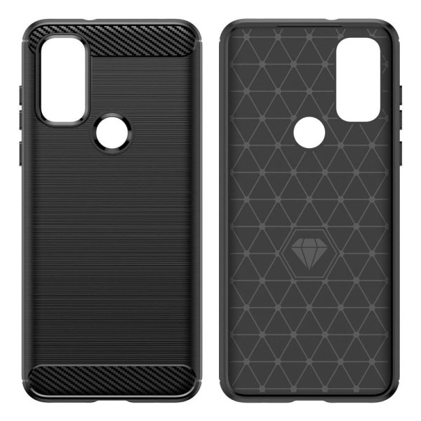 Carbon Flex Motorola Moto G Play (2022) skal - Svart Svart