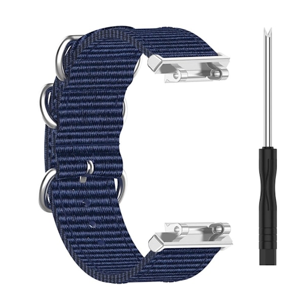Amazfit T-Rex 2 nylon urrem - Mørkeblå Blue