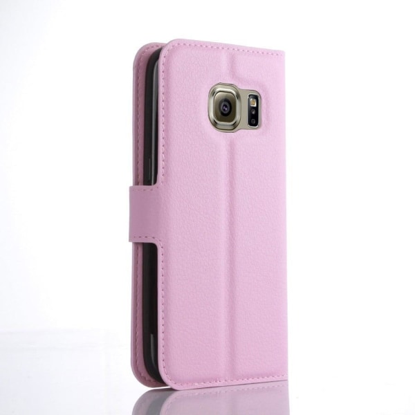 Klassisk Samsung Galaxy S7 Flip Etui - Lyserød Pink