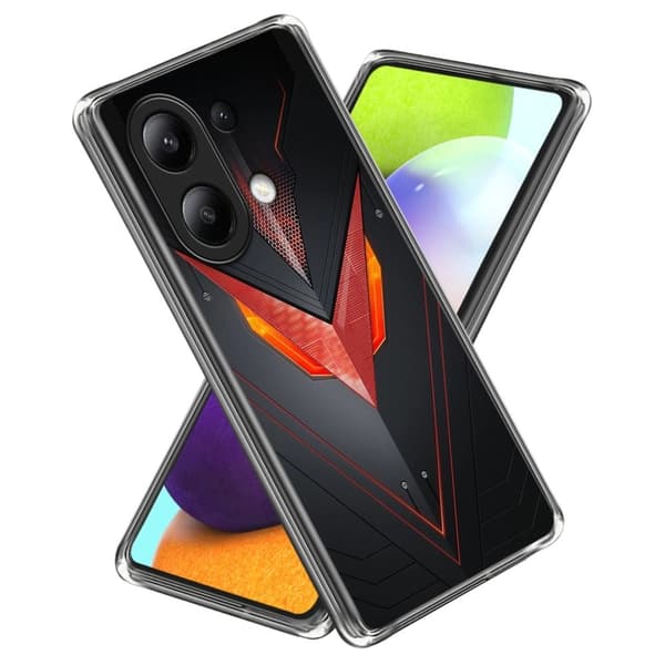 Vibe Xiaomi Redmi Note 13 4G cover - Style J Red