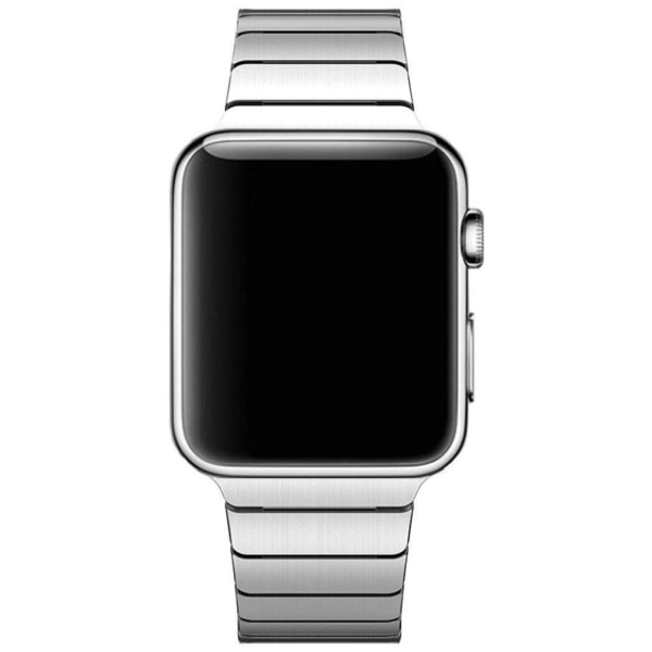 Apple Watch 42mm rem med sommerfugl lukning - Sølv farvet Silver grey