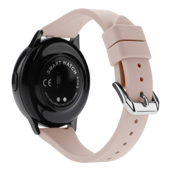 20 mm universal urrem i silikone - Lyserød Pink
