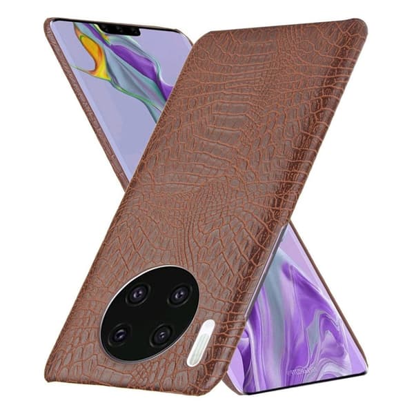 Croco Huawei Mate 30 deksel - Brun Brown