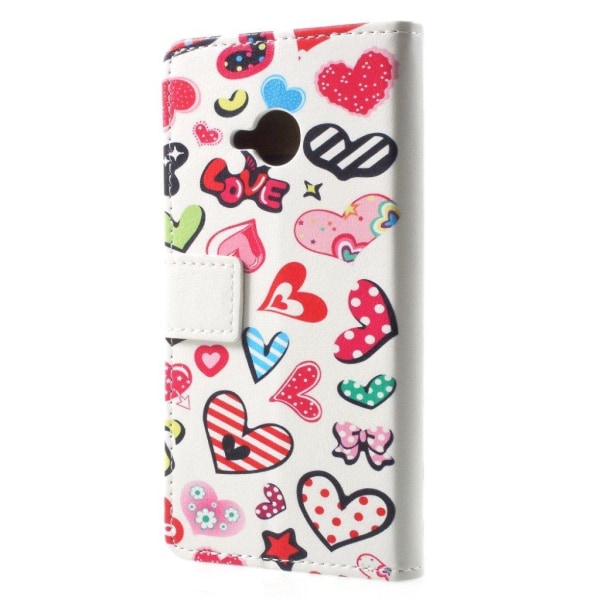HTC U11 Life ainutlaatuinen suojakotelo - Värikkäät sydämet Multicolor 6c64  | Multicolor | Imitationsläder | Fyndiq