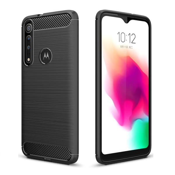 Carbon Flex Motorola Moto G8 Play etui - Sort Black