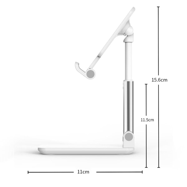 Universal foldbar telefonholder - Hvid White
