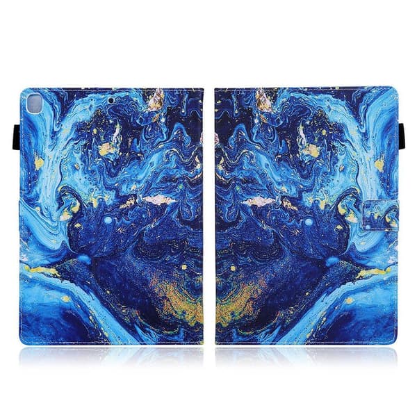 iPad 10.2 (2020) / Air (2019) mønster læder etui - maleri Blue