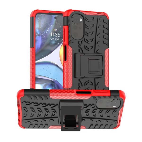 Offroad Motorola Moto G22 cover - Rød Red