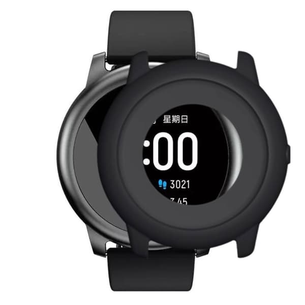 Silikoneæske til Haylou Solar LS05-ur - Sort Black