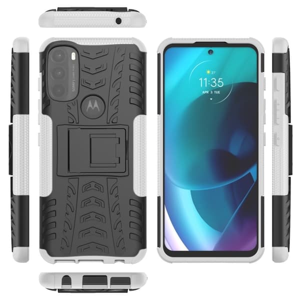 Offroad Motorola Moto G71 5G deksel - Hvit White