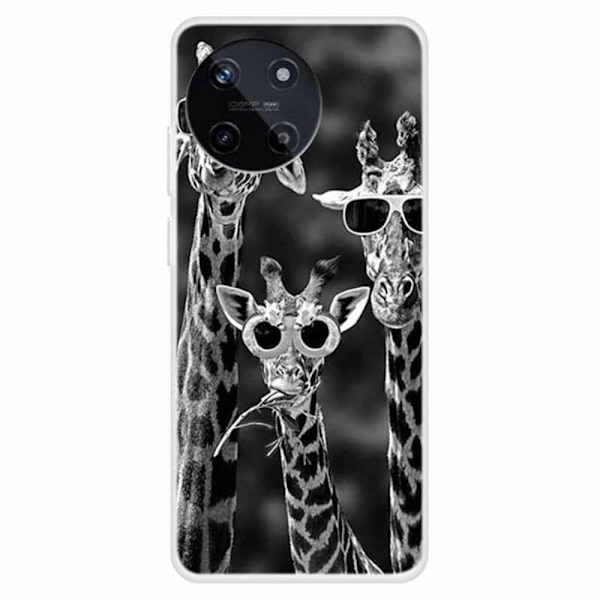 Imagine Realme 11 deksel - Solbriller Sjiraffer Black
