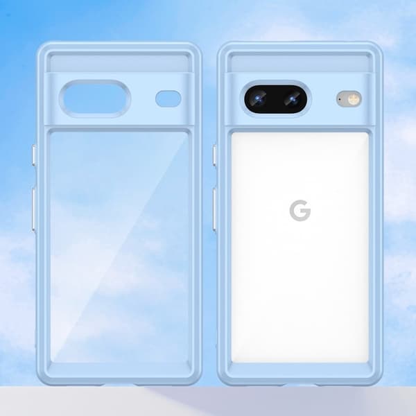 Google Pixel 7 smart akryl cover - Blå Blue