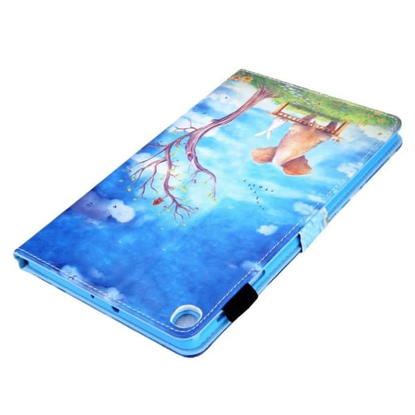 Samsung Galaxy Tab S5E mønster multi-vinkel læretui - Tree og Dyr Multicolor