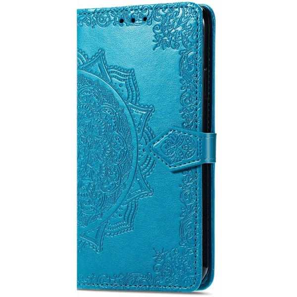 Mandala läder Nothing Phone (1) fodral - Blå Blå