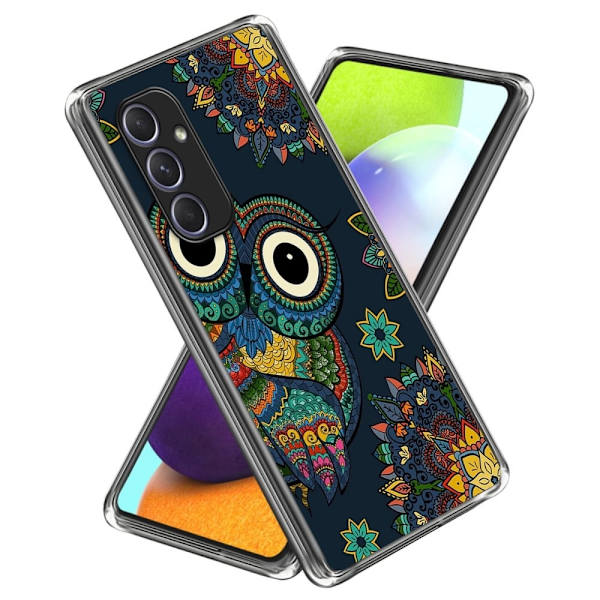 Deco Samsung Galaxy A34 5G deksel - Ugle Multicolor