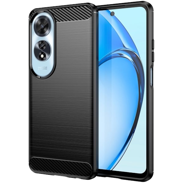 Carbon Flex Oppo A60 cover - Sort Black